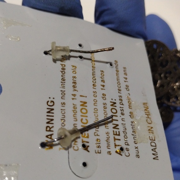 Boho Filigree Pink Crystal Fringe Drop Earrings – Women’s Statement Jewelry, 3" - Picture 7 of 10